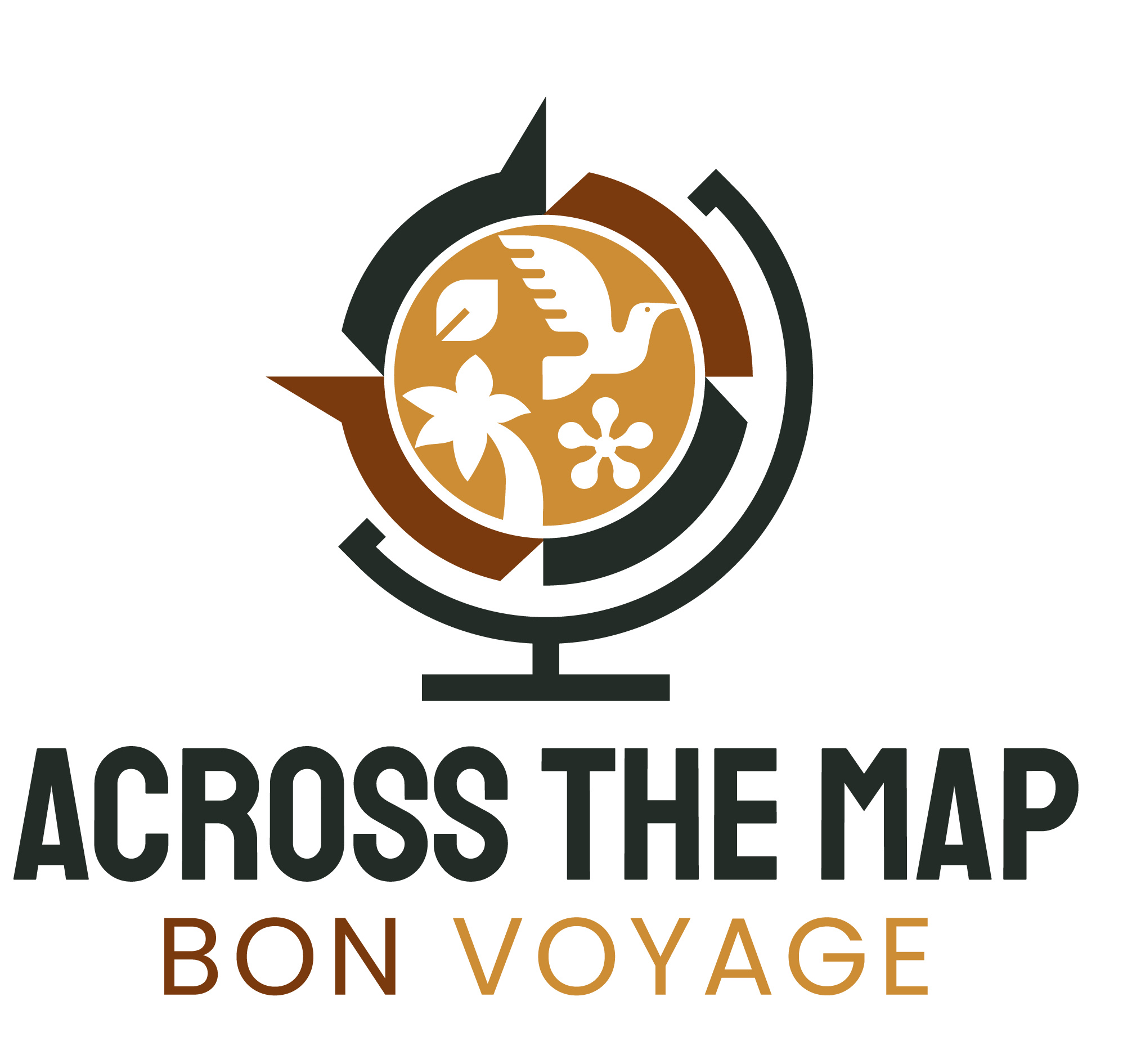 Across the Map Bon Voyage Logo